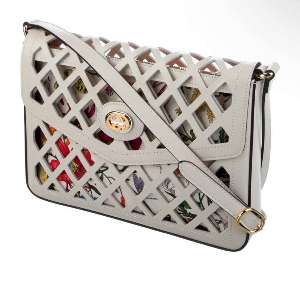 Gucci 2016-2025 limited Edition Collectors  Traforata Flap crossbody bag